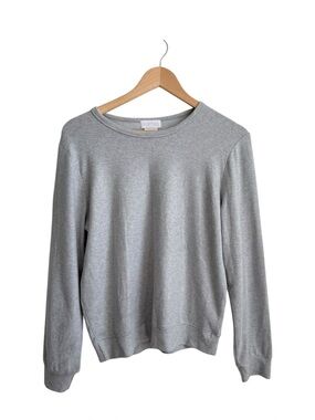 Softies Marshmallow Lounge Crewneck Sweatshirt Gray Super Soft Pullover Small